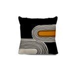 Cassie Abstract Spun Polyester Square Indoor/Outdoor Throw Pillow