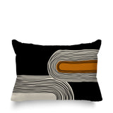 Cassie Spun Polyester Lumbar Indoor/Outdoor Throw Pillow