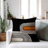 Cassie Spun Polyester Lumbar Indoor/Outdoor Throw Pillow