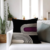 Cassie Spun Polyester Lumbar Indoor/Outdoor Throw Pillow
