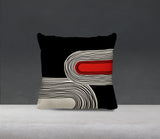 Cassie Abstract Spun Polyester Square Indoor/Outdoor Throw Pillow