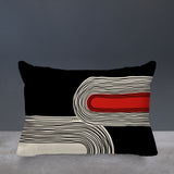 Cassie Spun Polyester Lumbar Indoor/Outdoor Throw Pillow