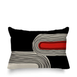 Cassie Spun Polyester Lumbar Indoor/Outdoor Throw Pillow