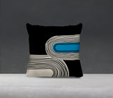 Cassie Abstract Spun Polyester Square Indoor/Outdoor Throw Pillow