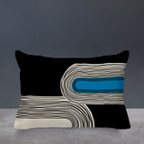 Cassie Spun Polyester Lumbar Indoor/Outdoor Throw Pillow