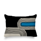 Cassie Spun Polyester Lumbar Indoor/Outdoor Throw Pillow