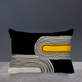 Cassie Spun Polyester Lumbar Indoor/Outdoor Throw Pillow