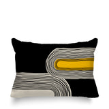 Cassie Spun Polyester Lumbar Indoor/Outdoor Throw Pillow