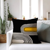 Cassie Spun Polyester Lumbar Indoor/Outdoor Throw Pillow