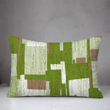Samie Patchwork  Indoor/Outdoor Reversible Rectangular Pillow