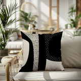 Ceca Abstract Reversible Indoor/Outdoor Square Pillow
