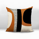 Ceca Abstract Reversible Indoor/Outdoor Square Pillow