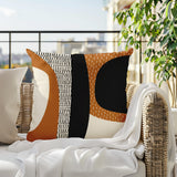 Ceca Abstract Reversible Indoor/Outdoor Square Pillow