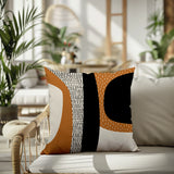 Ceca Abstract Reversible Indoor/Outdoor Square Pillow