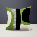 Ceca Abstract Reversible Indoor/Outdoor Square Pillow