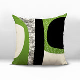 Ceca Abstract Reversible Indoor/Outdoor Square Pillow