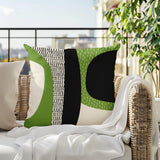 Ceca Abstract Reversible Indoor/Outdoor Square Pillow