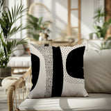 Ceca Abstract Reversible Indoor/Outdoor Square Pillow