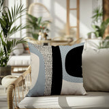 Ceca Abstract Reversible Indoor/Outdoor Square Pillow