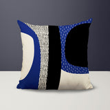Ceca Abstract Reversible Indoor/Outdoor Square Pillow