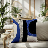 Ceca Abstract Reversible Indoor/Outdoor Square Pillow