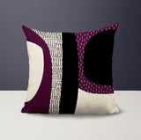 Ceca Abstract Reversible Indoor/Outdoor Square Pillow