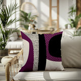 Ceca Abstract Reversible Indoor/Outdoor Square Pillow