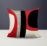 Ceca Abstract Reversible Indoor/Outdoor Square Pillow