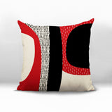 Ceca Abstract Reversible Indoor/Outdoor Square Pillow