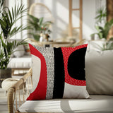 Ceca Abstract Reversible Indoor/Outdoor Square Pillow