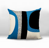 Ceca Abstract Reversible Indoor/Outdoor Square Pillow