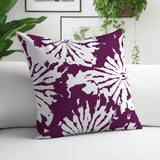 Cecil Spun Polyester Square Indoor/Outdoor Throw Pillow