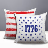 Celebrate 2 Sets Indoor/Outdoor Reversible Square Pillow
