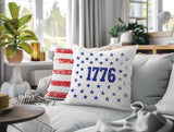 Celebrate 2 Sets Indoor/Outdoor Reversible Square Pillow