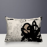 Cena Abstract Reversible Indoor/Outdoor Rectangle Pillow