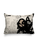 Cena Abstract Reversible Indoor/Outdoor Rectangle Pillow