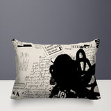 Cena Abstract Reversible Indoor/Outdoor Rectangle Pillow