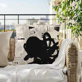 Cena Abstract Reversible Indoor/Outdoor Square Pillow