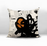 Cena Abstract Reversible Indoor/Outdoor Square Pillow