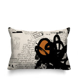 Cena Abstract Reversible Indoor/Outdoor Rectangle Pillow
