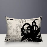 Cena Abstract Reversible Indoor/Outdoor Rectangle Pillow