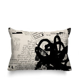 Cena Abstract Reversible Indoor/Outdoor Rectangle Pillow