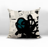 Cena Abstract Reversible Indoor/Outdoor Square Pillow