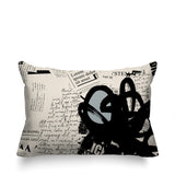 Cena Abstract Reversible Indoor/Outdoor Rectangle Pillow