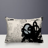 Cena Abstract Reversible Indoor/Outdoor Rectangle Pillow