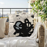 Cena Abstract Reversible Indoor/Outdoor Square Pillow