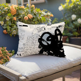 Cena Abstract Reversible Indoor/Outdoor Rectangle Pillow