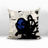 Cena Abstract Reversible Indoor/Outdoor Square Pillow