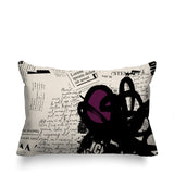 Cena Abstract Reversible Indoor/Outdoor Rectangle Pillow