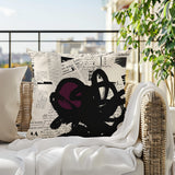 Cena Abstract Reversible Indoor/Outdoor Square Pillow
